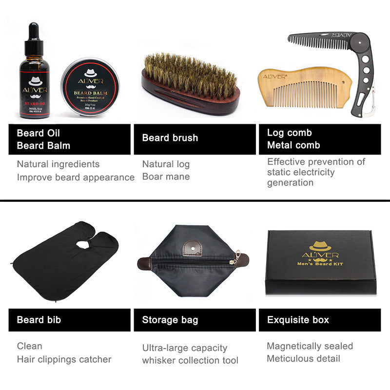 Man Hair Beard Shaving Set