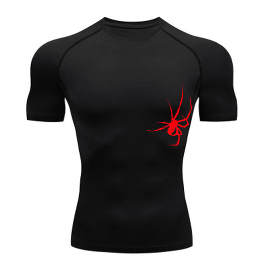 compressed shirt spider design